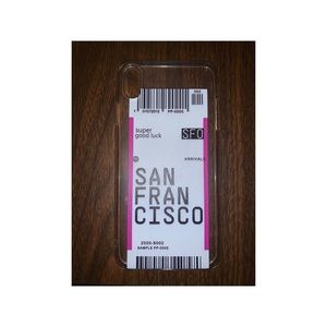 A brand New LA/San Francisco Clear phone Case